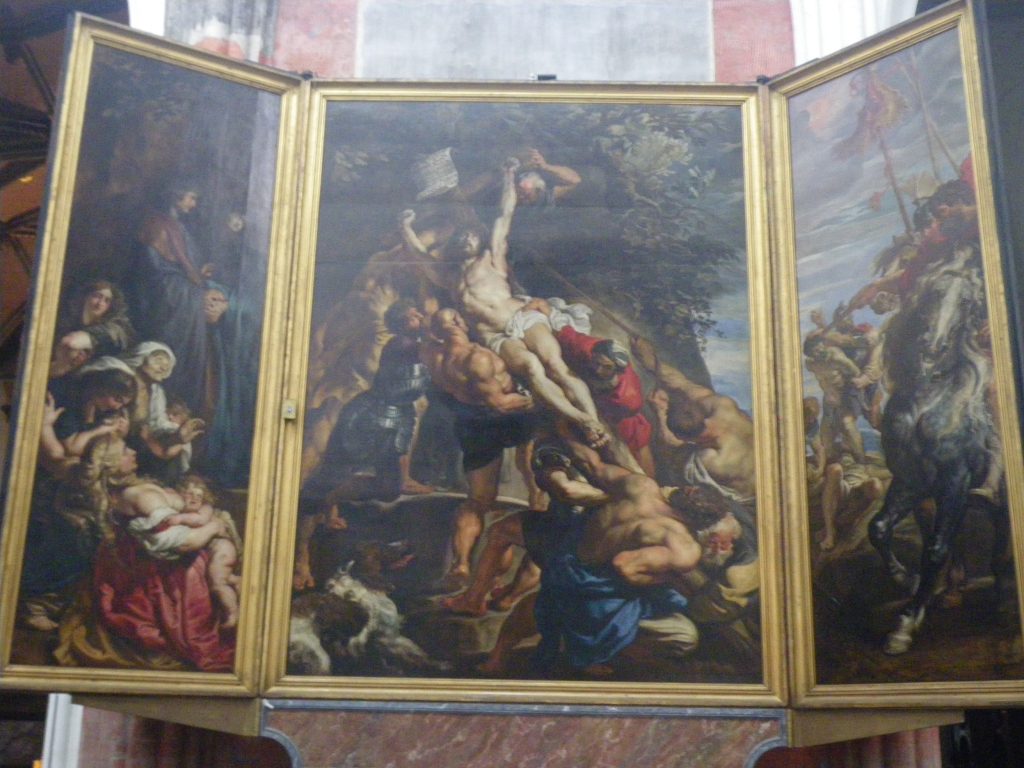 ベルギー　ルーベンスの『キリスト昇架』