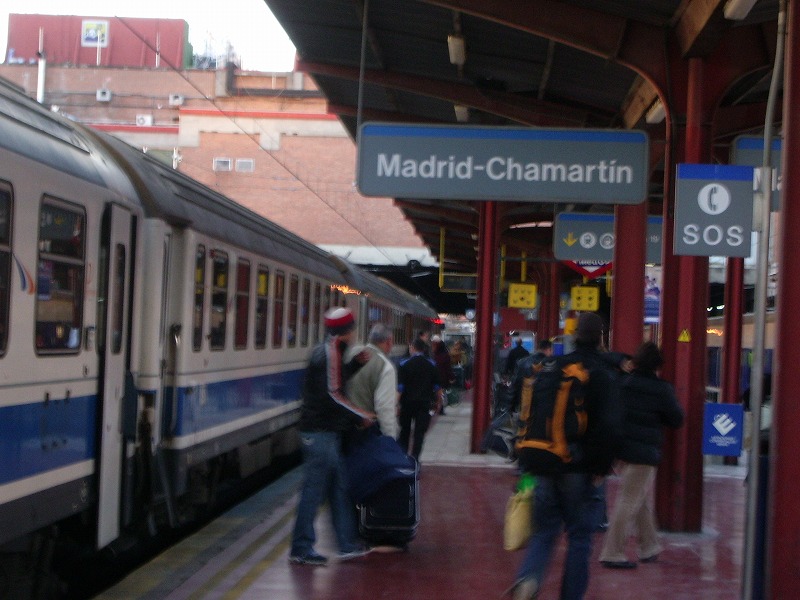 スペイン　マドリード　マドリード・チャマルティン駅