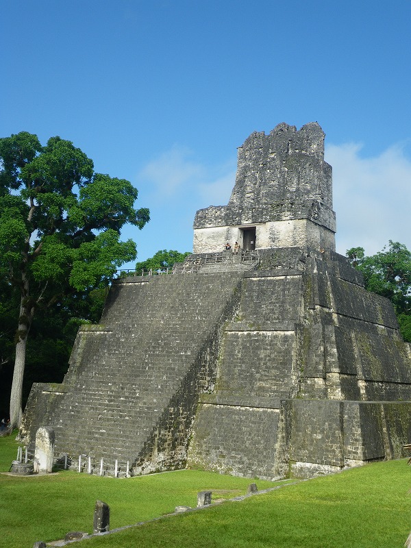 グアテマラ　フローレス　ティカル遺跡
