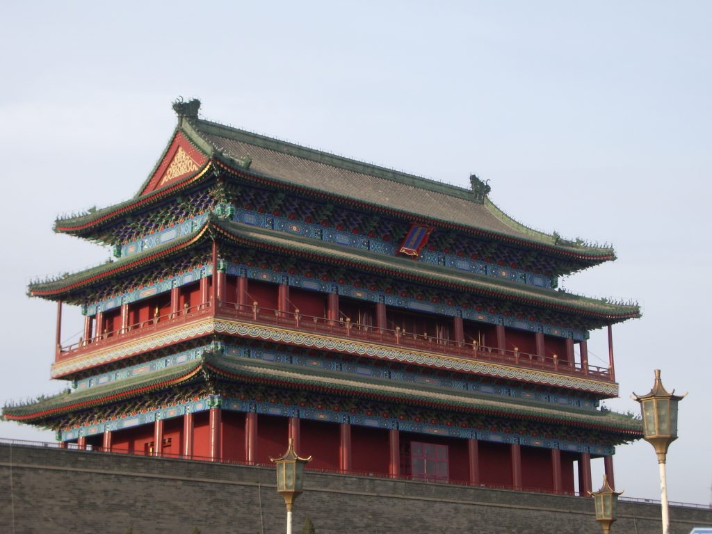 中国　北京　正陽門