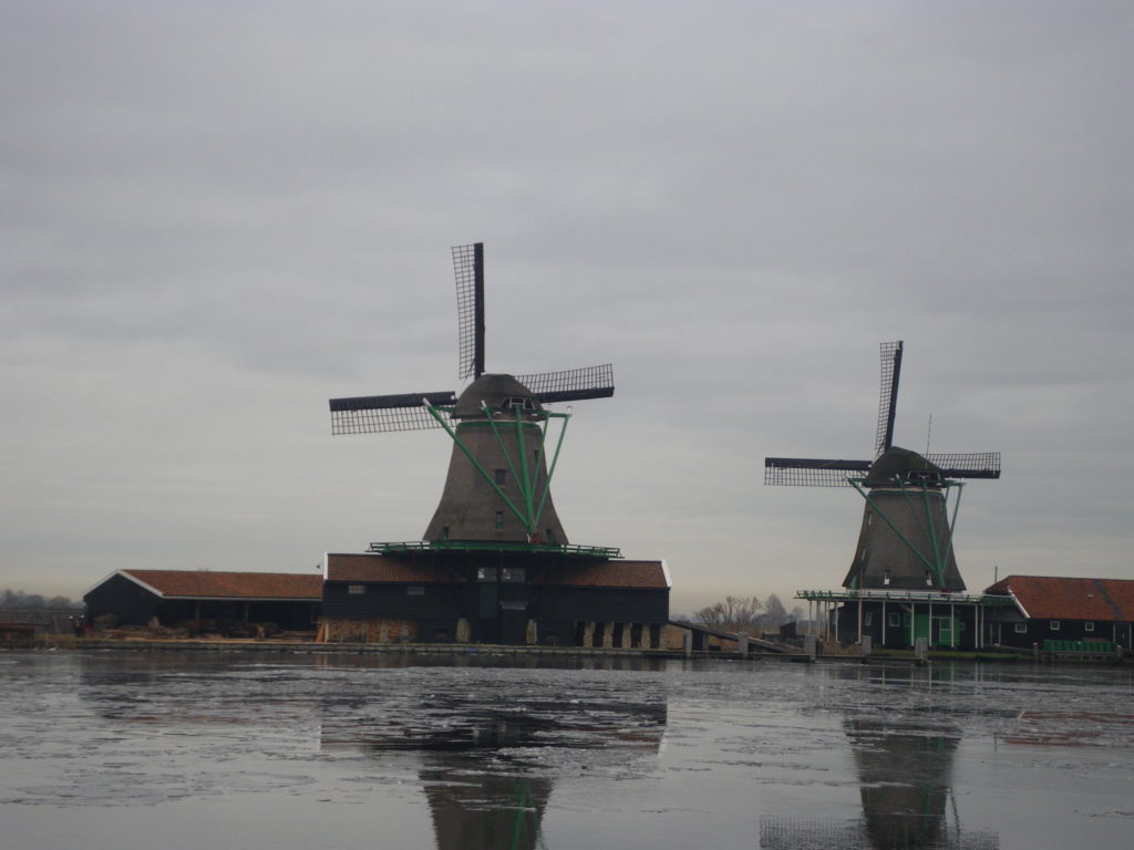 オランダ　ザーンセ・スカンスの風車