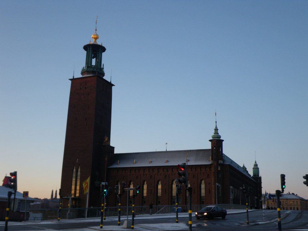 スウェーデン　ストックホルム市庁舎